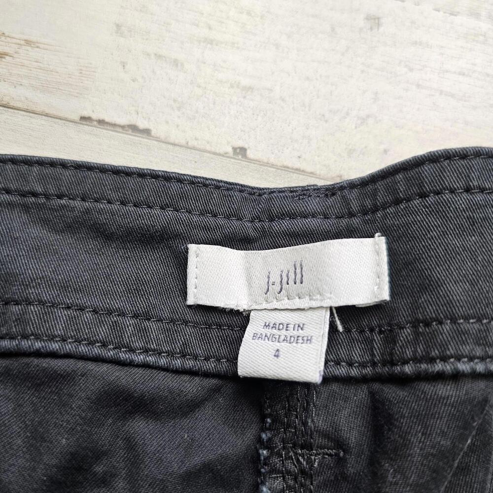 J Jill Ankle Roll Up Black Comfortable Pants Golf Casual Comfort Size 4 29x28 - Picture 4 of 9